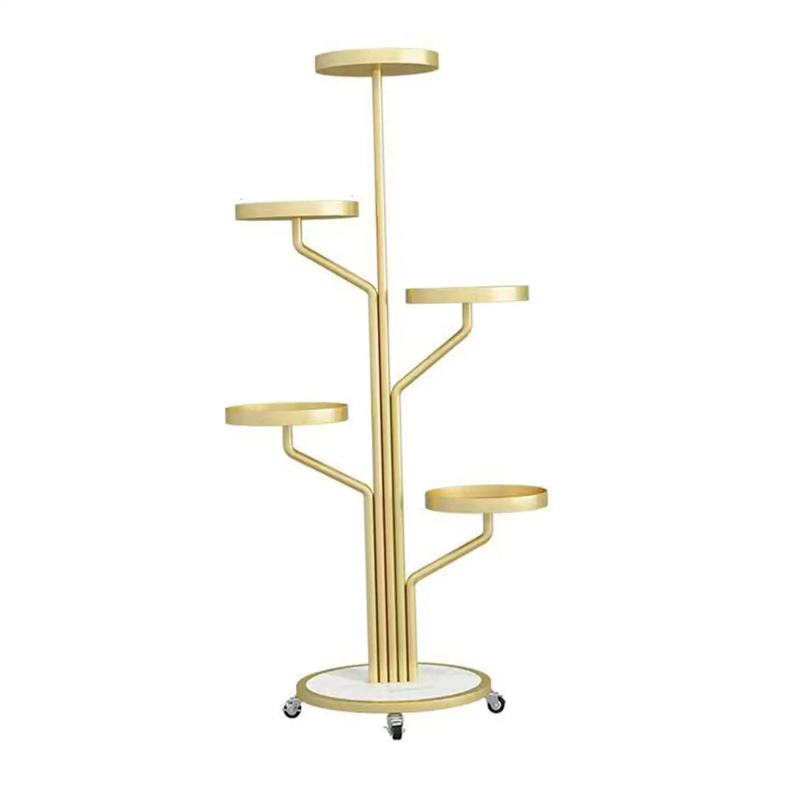 Plant Stand with Wheels Flower Pot Holder Creative Multi Tier Flower Stands for Living Room Home Balcony Indoor Outdoor Garden