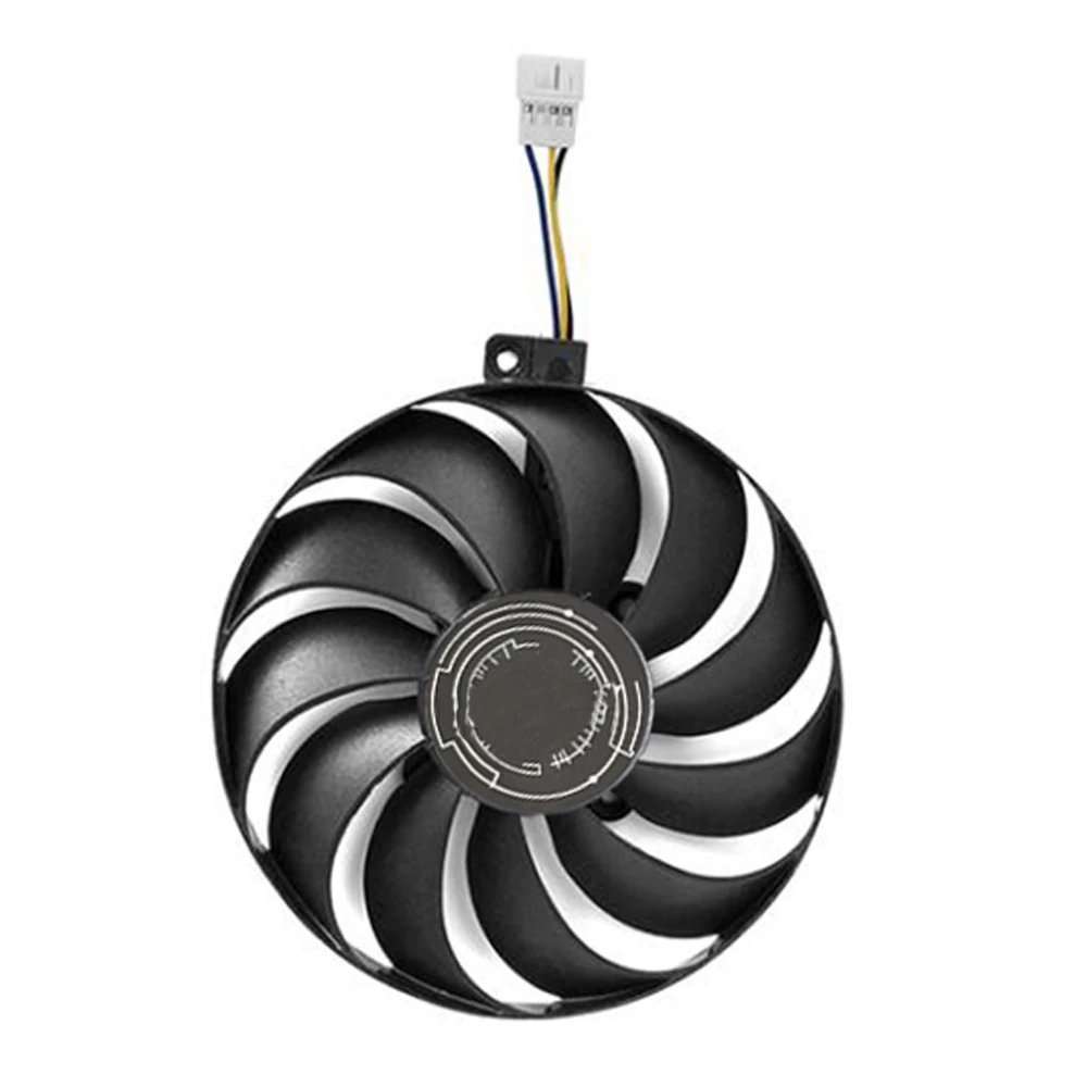95MM T 129215 SU RX5600 RX5700 Grafikkarten-Lüfter für ASUS Dual Radeon RX 5600 5700 XT EVO OC Edition 8 GB GPU-Lüfter