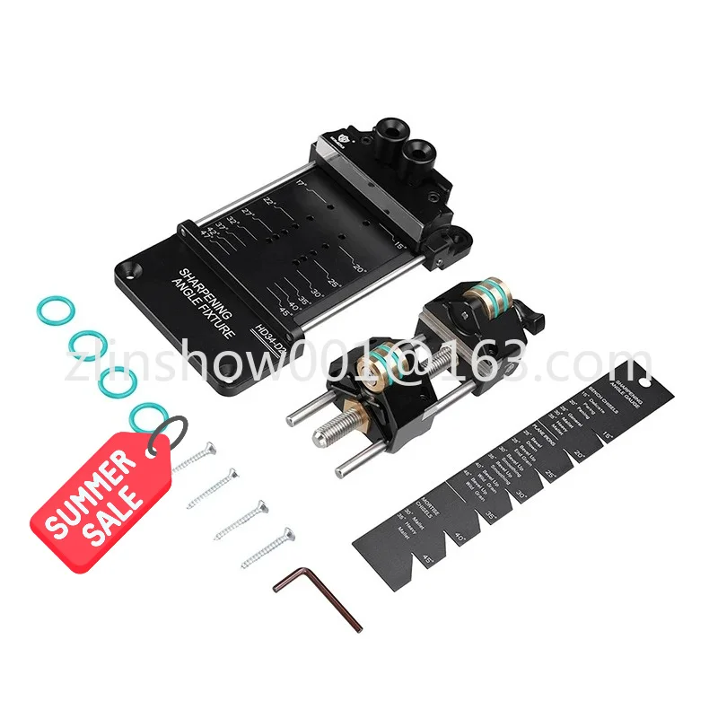 Woodworking Angle Sharpener, Three Piece Set Manual Chisel Angle Sharpener Carpenter Planner Positioner HD-34