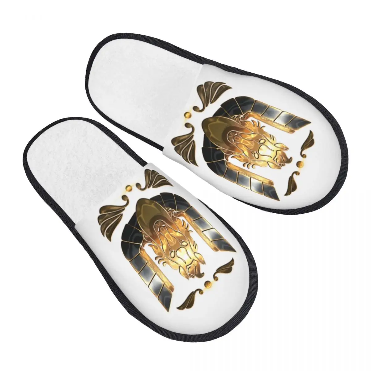 Zapatillas de casa de bronce Saint Seiya Pegasus, cómodas y cálidas zapatillas mullidas de espuma viscoelástica de Anime Knights of the Zodiac, zapatos para interiores y exteriores