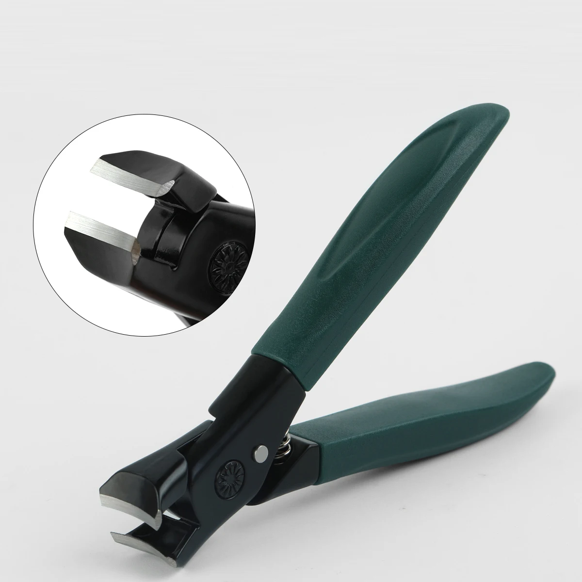 Tagliaunghie antispruzzo Tagliaunghie per unghie finte in acciaio inossidabile Trimmer Clipper Unghie finte spesse e dure Taglio Clipper Strumenti