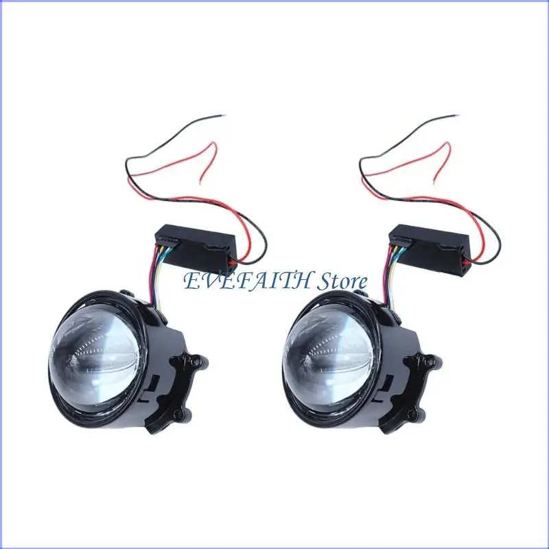 

124B Animated Automotive Headlights 12V LED Projector System 200M Beam Distance Weather Resistant for Vehicle Personalization