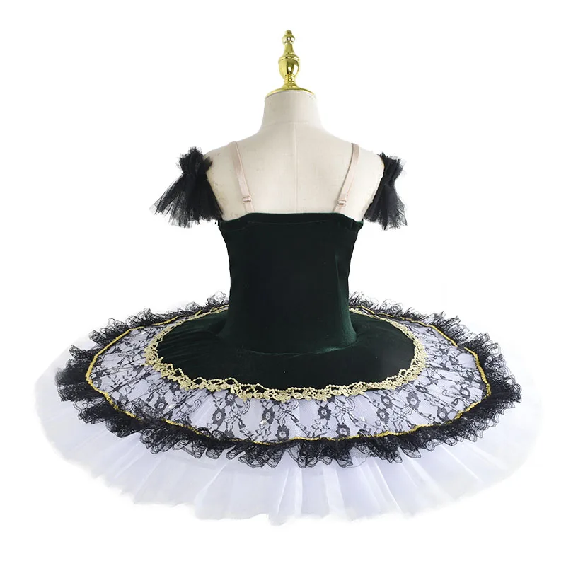 Tutu di balletto professionale bambino bambini ragazze adulti Pancake Tutu Giselle Paquita Costume da balletto donna Ballerina Party Dress Girls