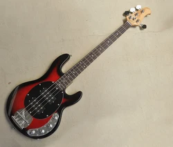 4 Strings Red Electric Bass Guitar with Humbucker,Rosewood Fretboard,Can be Customized