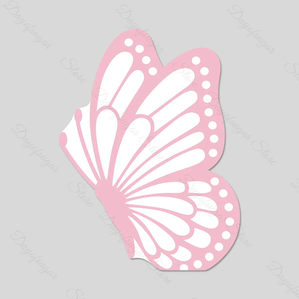 Pink Butterfly Cutout 18/36Inch Pink Butterfly Mosaic Board Custom Welcome Sign for Birthday Baby Shower Party Backdrop Decor