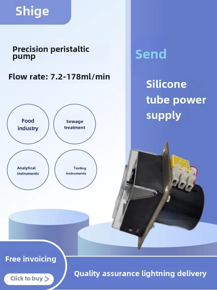 Peristaltic pump 220V AC motor flue gas online CEMS long-life drainage pump fermentation tank