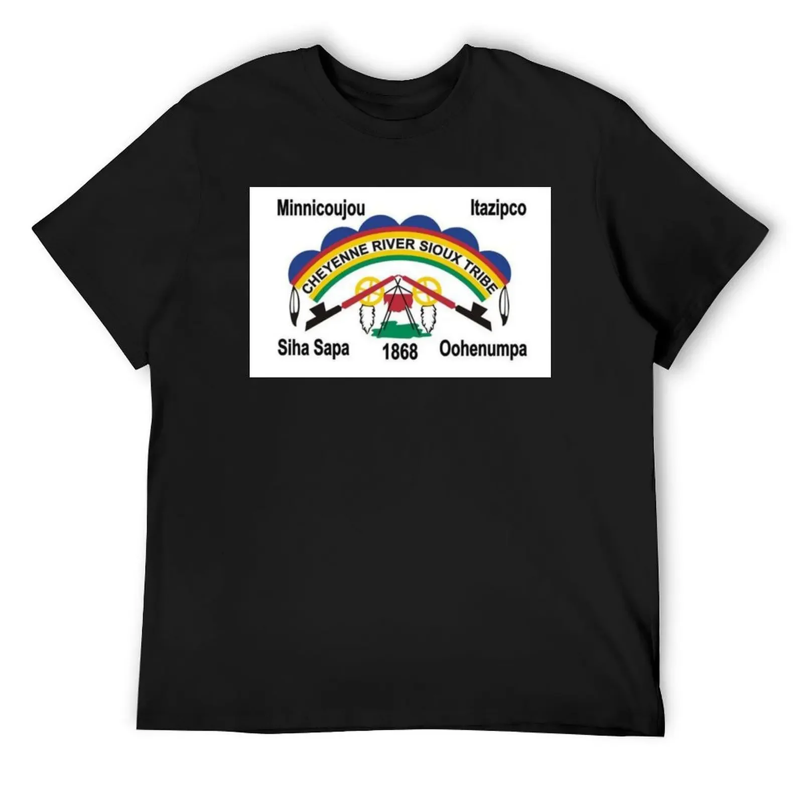 Flag of Cheyenne River Sioux tribe Indian Reservation\tSouth Dakota USA T-Shirt