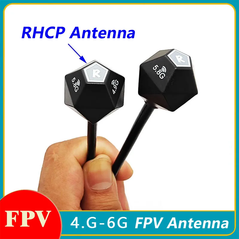 4.9GHz 5.8GHz Antenna RHCP SMA RPSMA 3dBi Gain Omnidirectional FPV Antenna 15CM for RC Long Range Drone Model Part