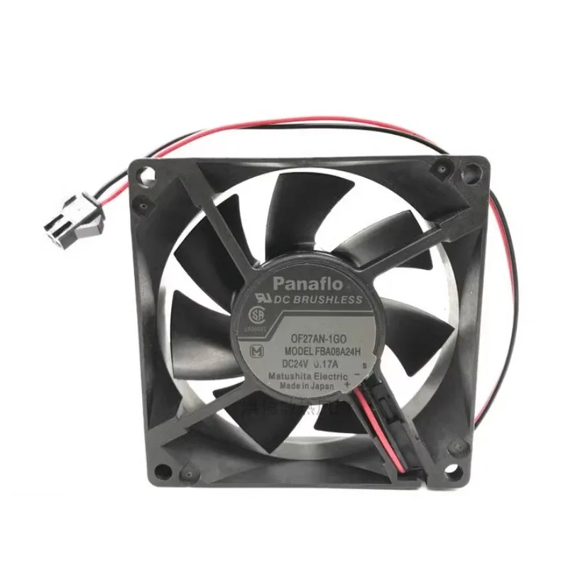 

Original New Cooler Fan for Panaflo FBA08A24H DC24V 0.17A 8CM Inverter Cooling Fan 8025 80*80*25MM