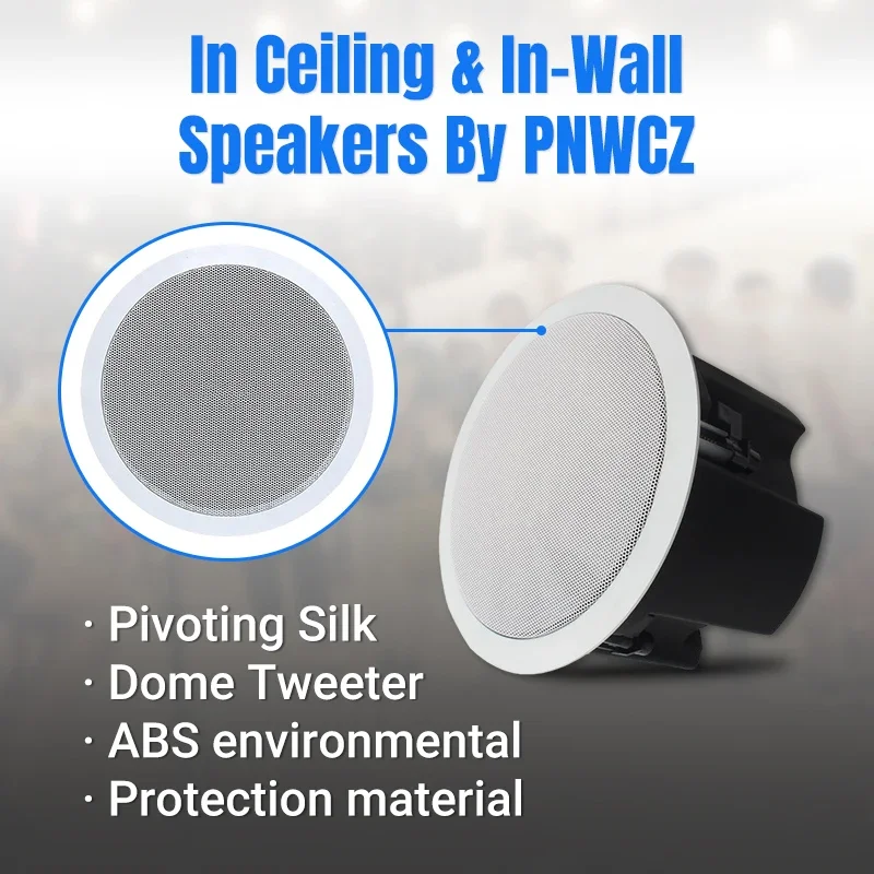 

803 4 Inch 8*60W High Fidelity Powerful BT Wireless Ceiling Speaker Sets Sound System For Church Speaker