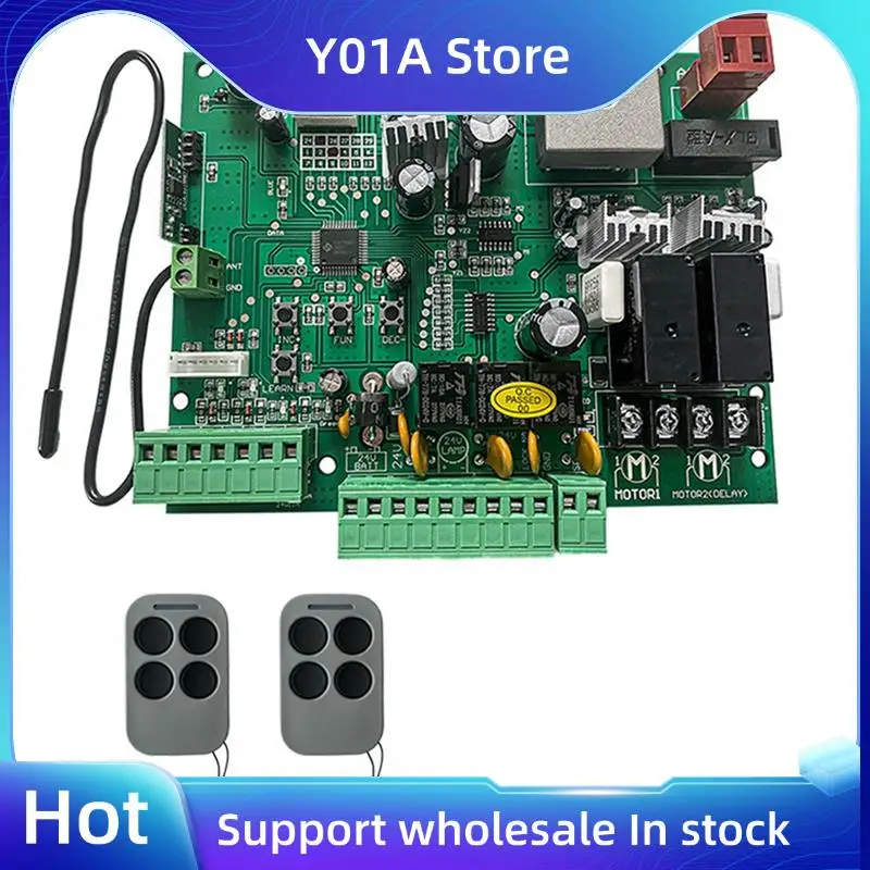 

Y01A Universal DC 24V PCB Board For Automatic Double Arms Swing Gate Opener Control Board Panel Smart Control Center System