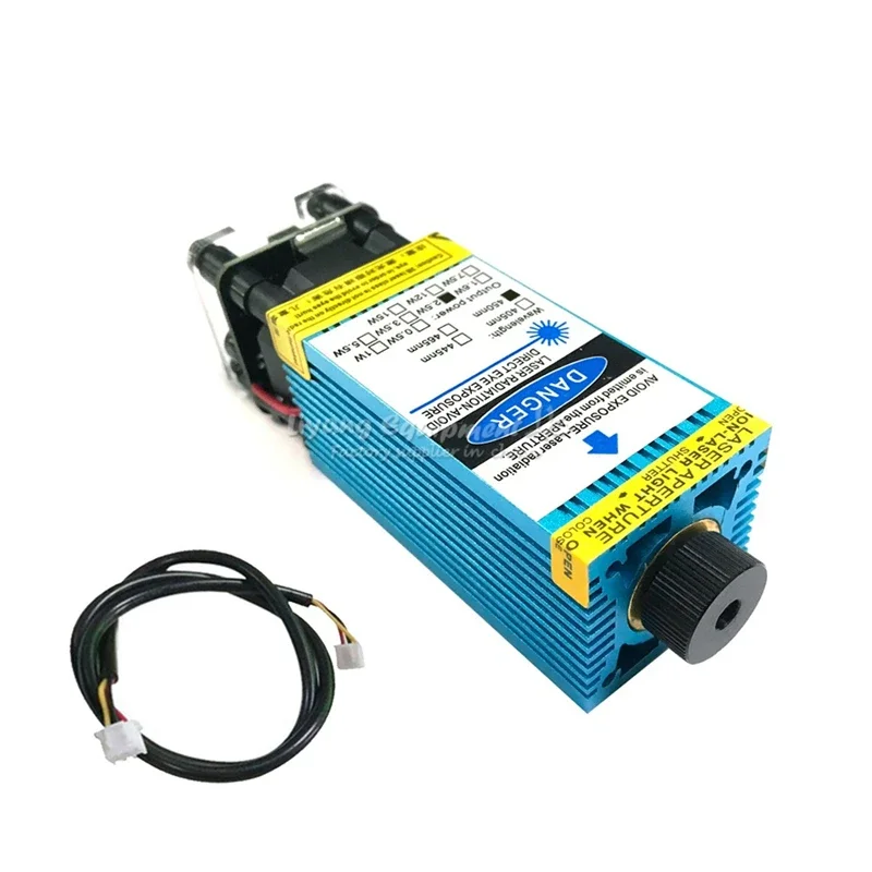 LY 0.5W 1W 2.5W 3.5W 5.5W 7W 10W 15W Laser Module with Goggles Wires for CNC Router Engraving Milling Machine Engraver Use 12V