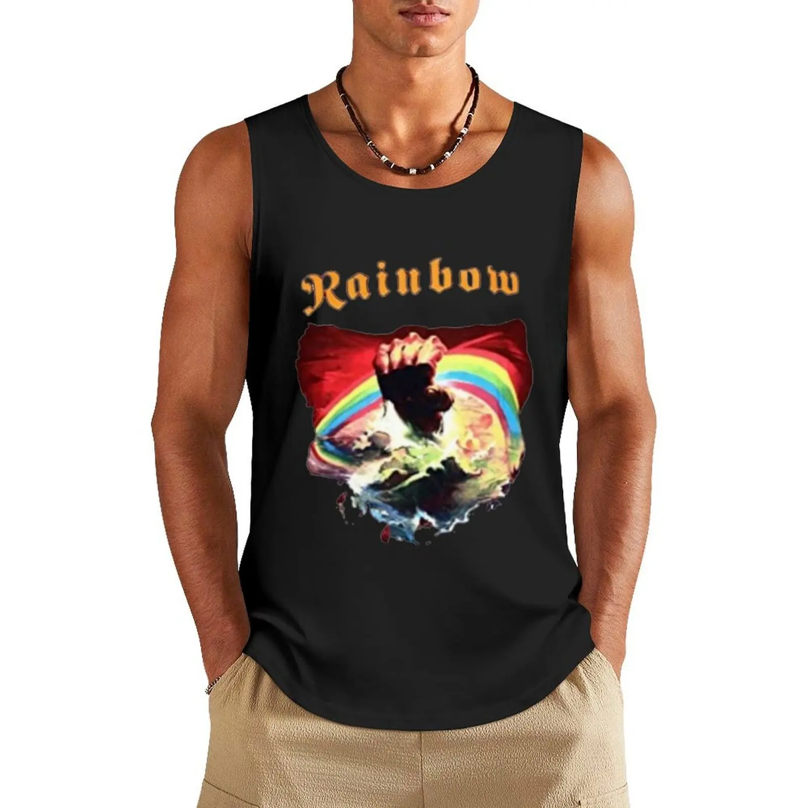 

heartstopper rainbow Tank Top quick-drying t-shirt bodybuilding man Men's sleeveless t-shirt Men's tops