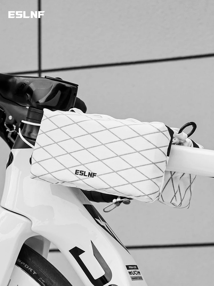 AliExpress ESLNF Bike Bag Top Tube Bag Floating Installation Method Cycling Saddlebags Large Capacity Bicycle Bag Bicycle Accessories