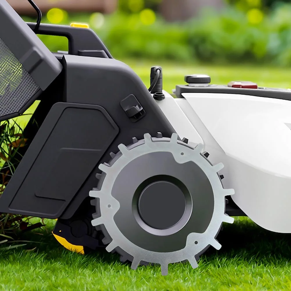 Anti-Slip Lawn Robot Spikes for Mammotion Yuka For Mini Self-Centring Model 210x2.0mm Silver Steel Construction