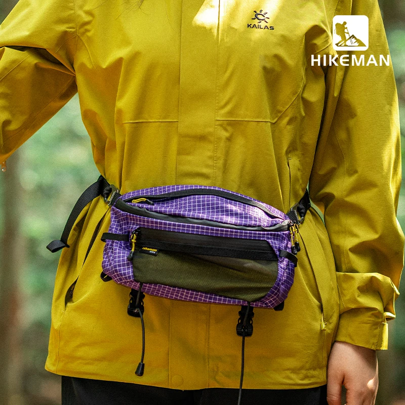 New ex Lightweight Outdoor Travel Sports Bag Double oulder Bag Hiking Waist Bag Cycling Chest Bag Durable Water Proof