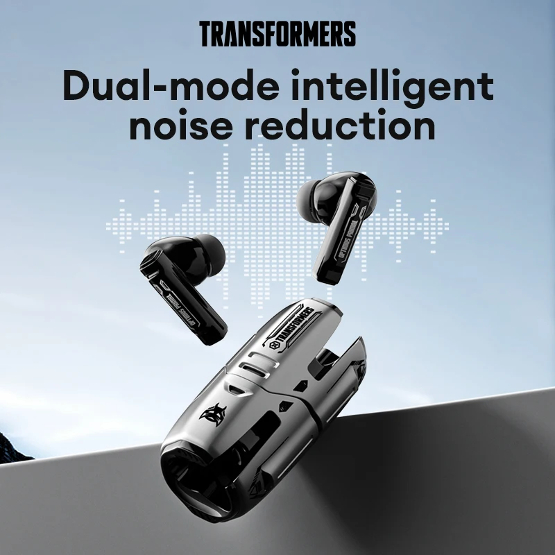 New TRANSFORMERS TF-T01 PRO ANC Wireless Earphones Noise Reduction Low Latency Headphones Gaming Music Dual Mode Choice Earbuds