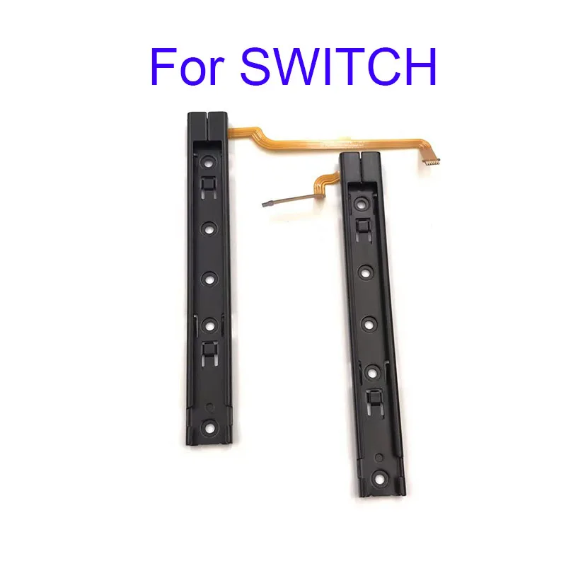 Original Repart Part Right and Left Slide Rail with Flex Cable Fix Part for Nintendo Switch Oled Console & Joycon Railway Slider