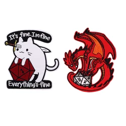 Role Playing Games Patch Embroidered Patches For Clothing Stickers Stripes Patch Iron On Patches On Clothes Decorations