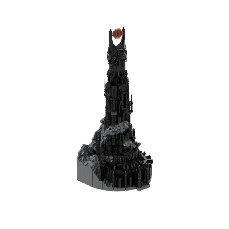 Popular Ring Movie Model MOC Building Bricks Black Evil Dark Castle Modular Technology Gifts Holiday Assemble Children Toys Suit