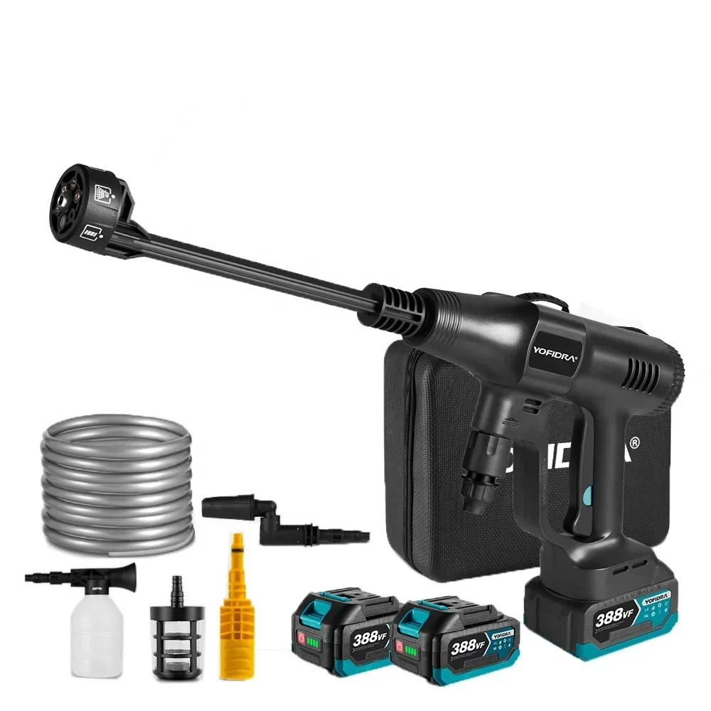

-for Yofidra 200Bar Brushless High Pressure Car Washer Water Gun 6 IN 1 Cleaning Garden Washing Wash Spray Gun