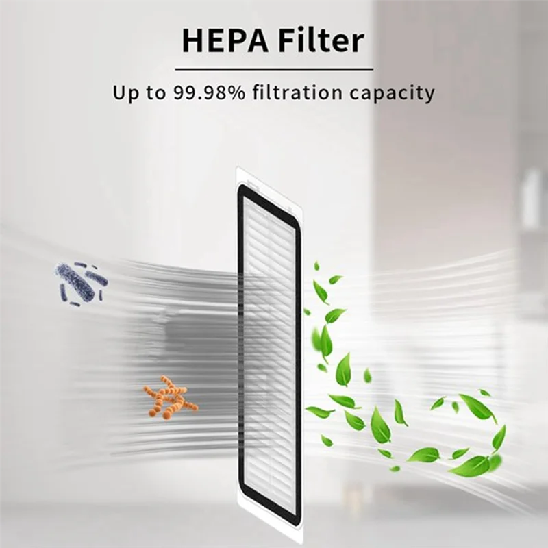 A74X-Für Xiaomi Roboter Vakuum X20 + X10 + / X20 Plus X10 Plus Vakuum Zubehör Wichtigsten Seite Pinsel Mopp tuch Staubbeutel Filter