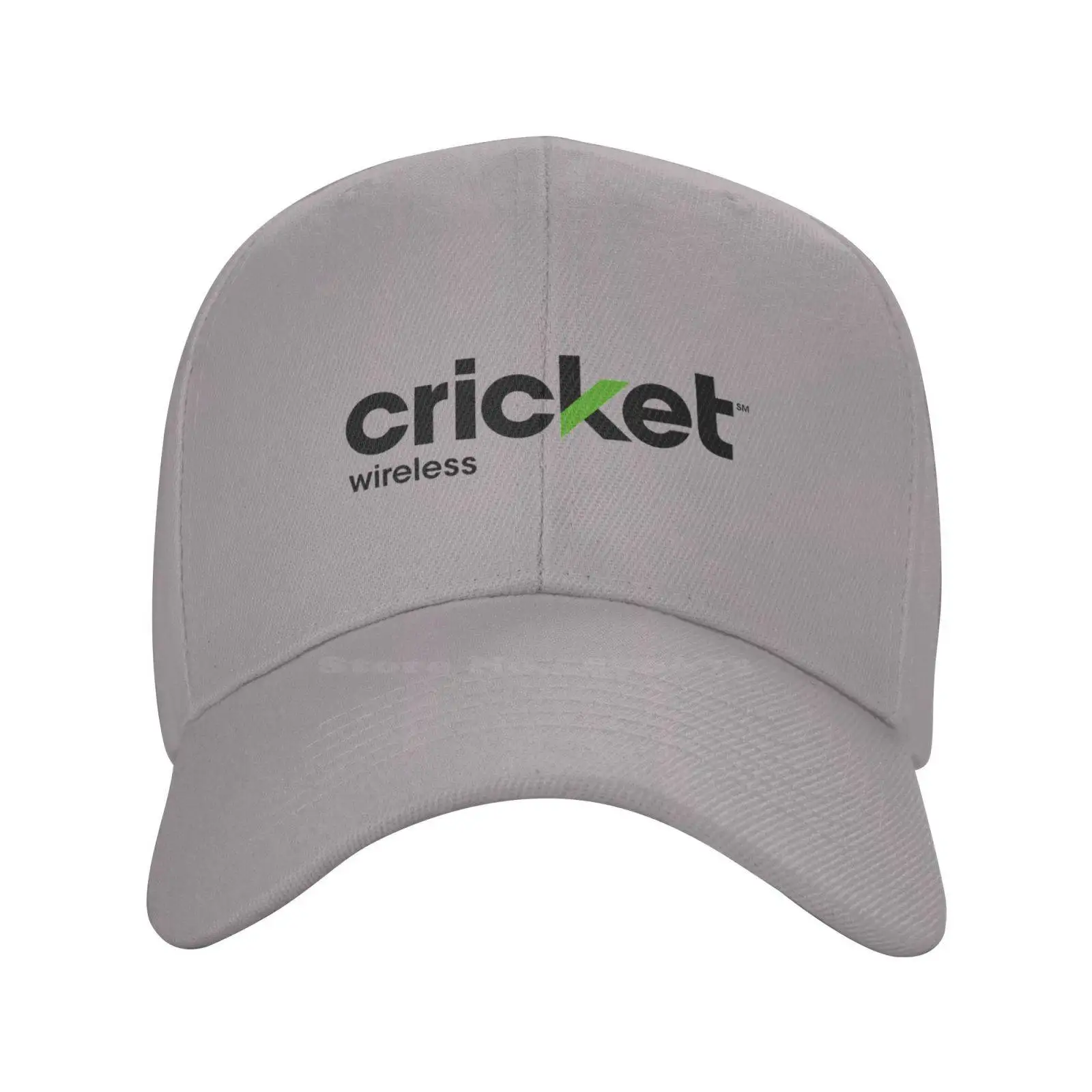 Casquette de baseball en denim avec logo Cricket Wireless, chapeau de qualité