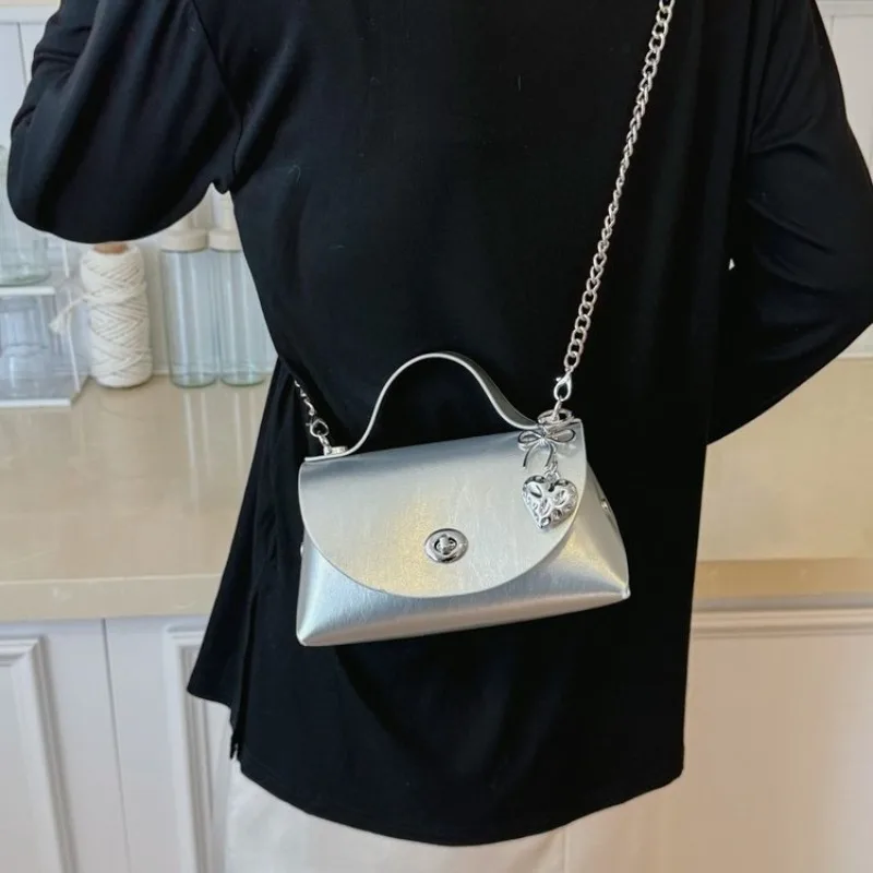 

Stylish Diaper Bag Women Leather Messenger Bag Casual Simple Solid Color Commuter Purse Paris Designer