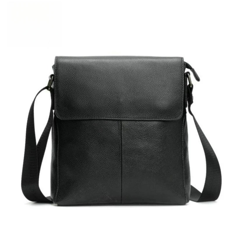 

Layered cowhide men's single-shoulder crossbody casual cowhide sport business small bag for travel messenger bag