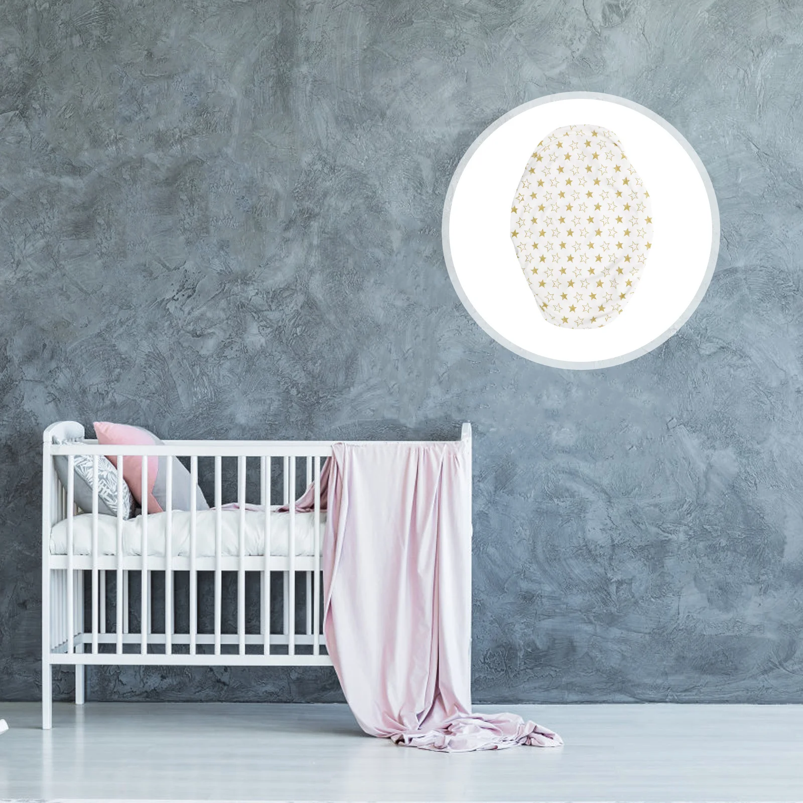 

Простыня для детской кроватки, хлопковая простыня для люльки, дышащая, приятная для кожи, впитывающая пот, детское постельное белье, чехол для матраса с колыбелем