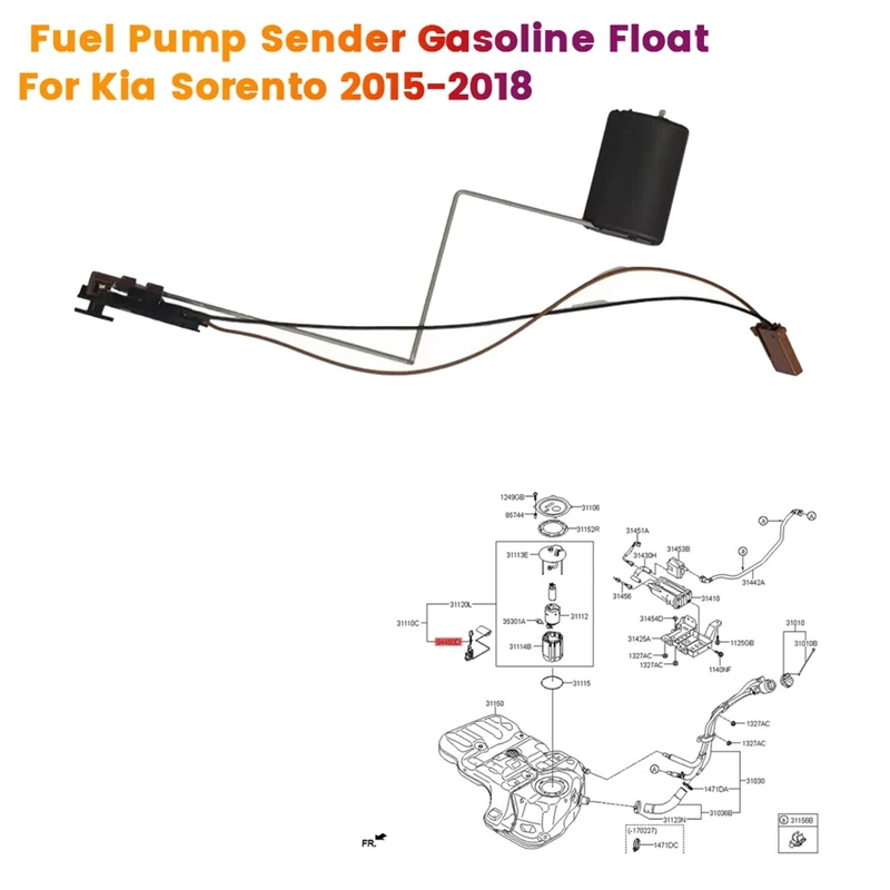 Car Fuel Pump Sender Gasoline Float 94460-C5900 Suitable For Kia Sorento 2015-2018 Fuel Tank Float Sensor 94460C5900QQK