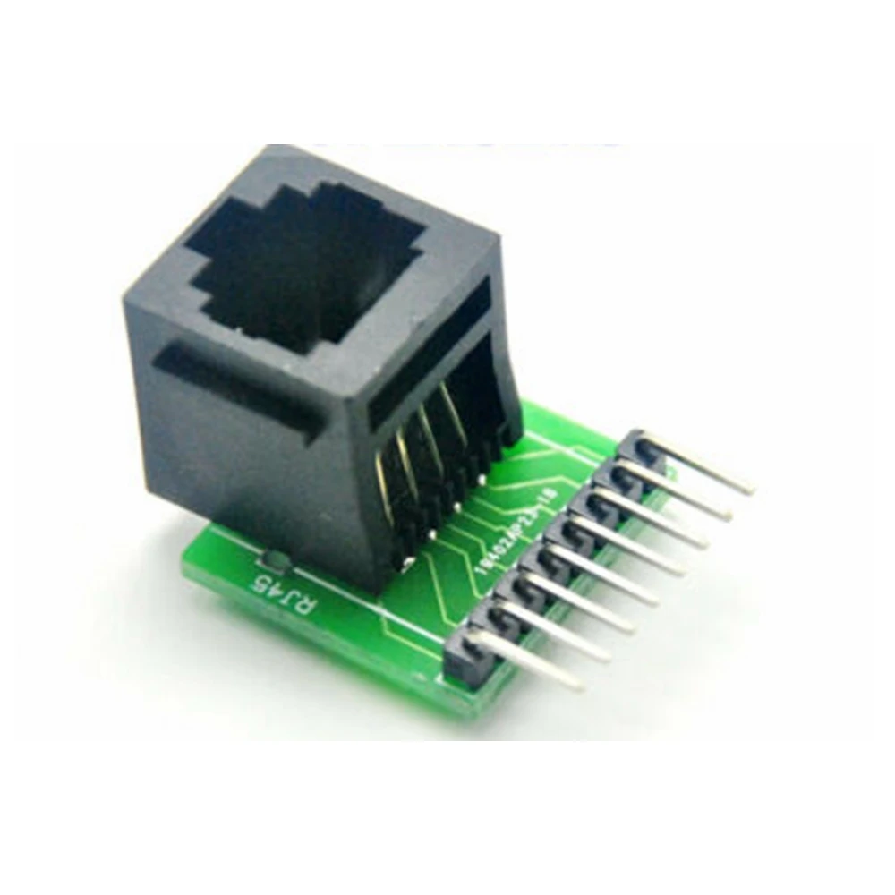 

RJ45 8-pin Connection Connector w/ Breakout PCB Board