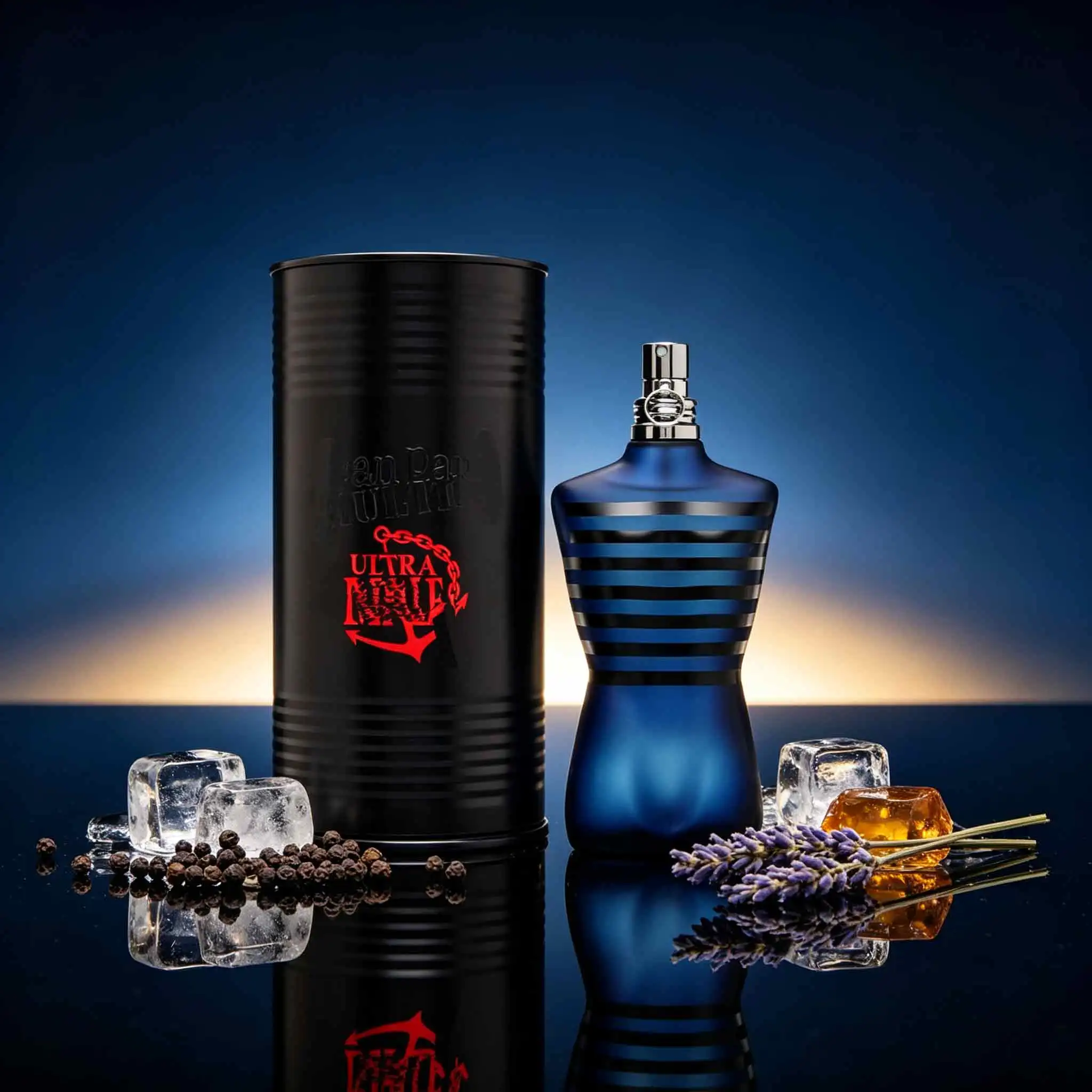 Jean Paul Gaultier Ultra Male Men Perfume, Long Lasting Sweet Spicy Fragrance, Eau De Toilette, Lconic Torso Bottle, Luxury Gift For Men