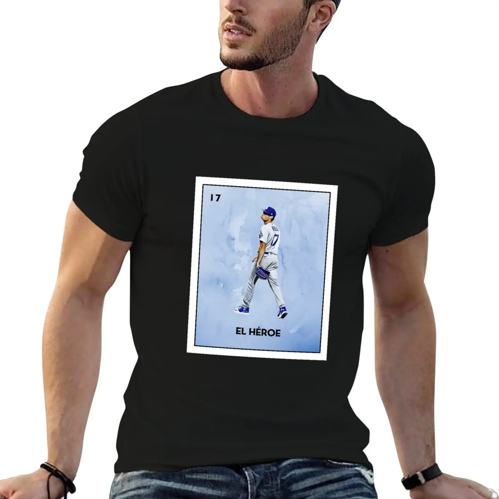 Joe Kelly Lotería Mexicana: El Héroe. Español divertido. Los Ángeles. Joe Kelly Fight Club. Camiseta de anime, camisetas oversize