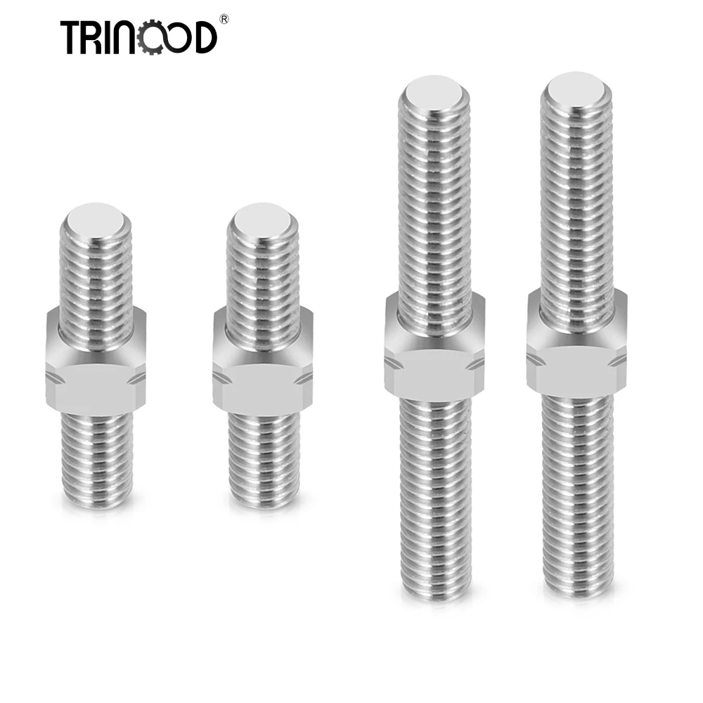 TRINOOD M3 14/15/16/18/20/22/25mm Left and Right Thread Dual Head Threaded Bar Double End Thread Rod Stud Bolt For RC Car