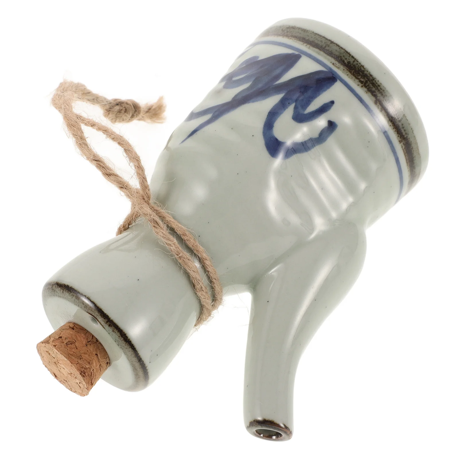 

250Ml Japanese Ceramic Soy Sauce Bottle with Easy Pour Spout for Vinegar Olive Oil Dispenser Kitchen Condiment Jar