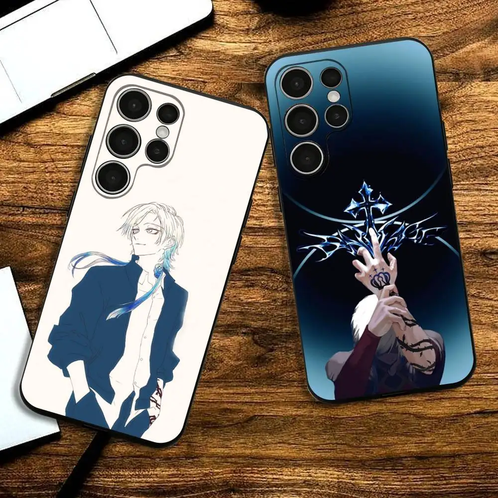 

Cute M-Michael Kaiser Silicone Case For Samsung S25,24,23,22,21,20 Plus Ultra 5G Lite Shockproof Cover