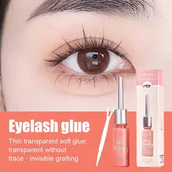 Waterproof False Eyelash Glue - 12ml Styling Transparent Adhesive For Natural-Looking Fake Lashes Makeup Cosmetics Tool