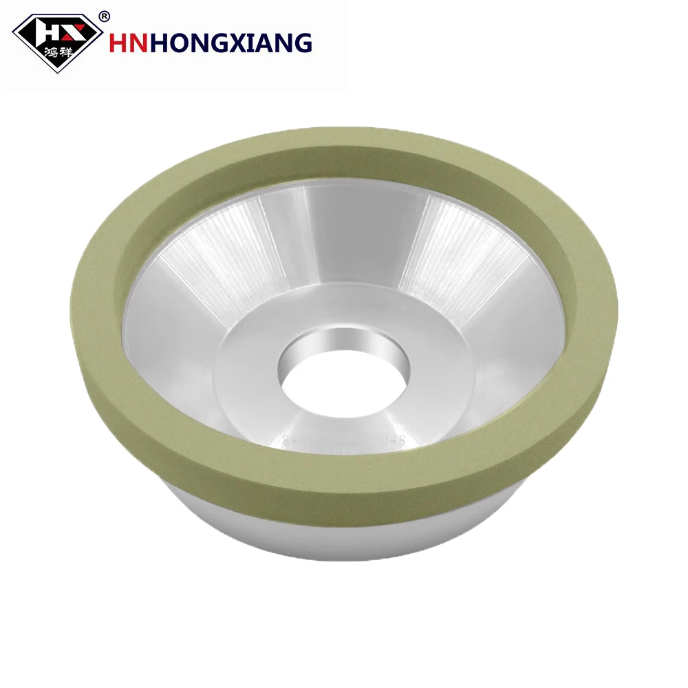 150mm Vitrified Bond Diamond Grinding Wheel Bowl Type Grinding PCD PCBN Tool Tungsten Steel Diamond Knife