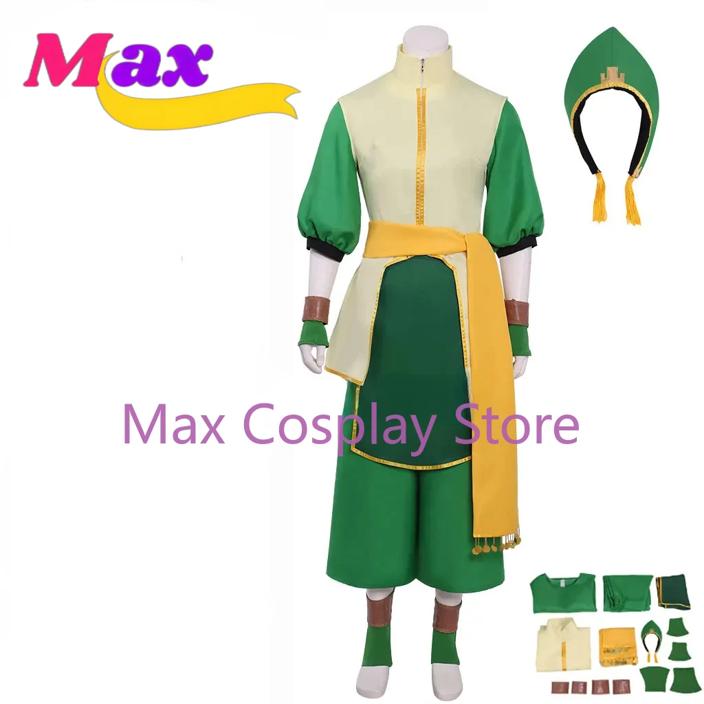 Anime Toph bengfang Cosplay Costume Top Vest Pants Outfits Women Halloween Carnival Suit Custom Made