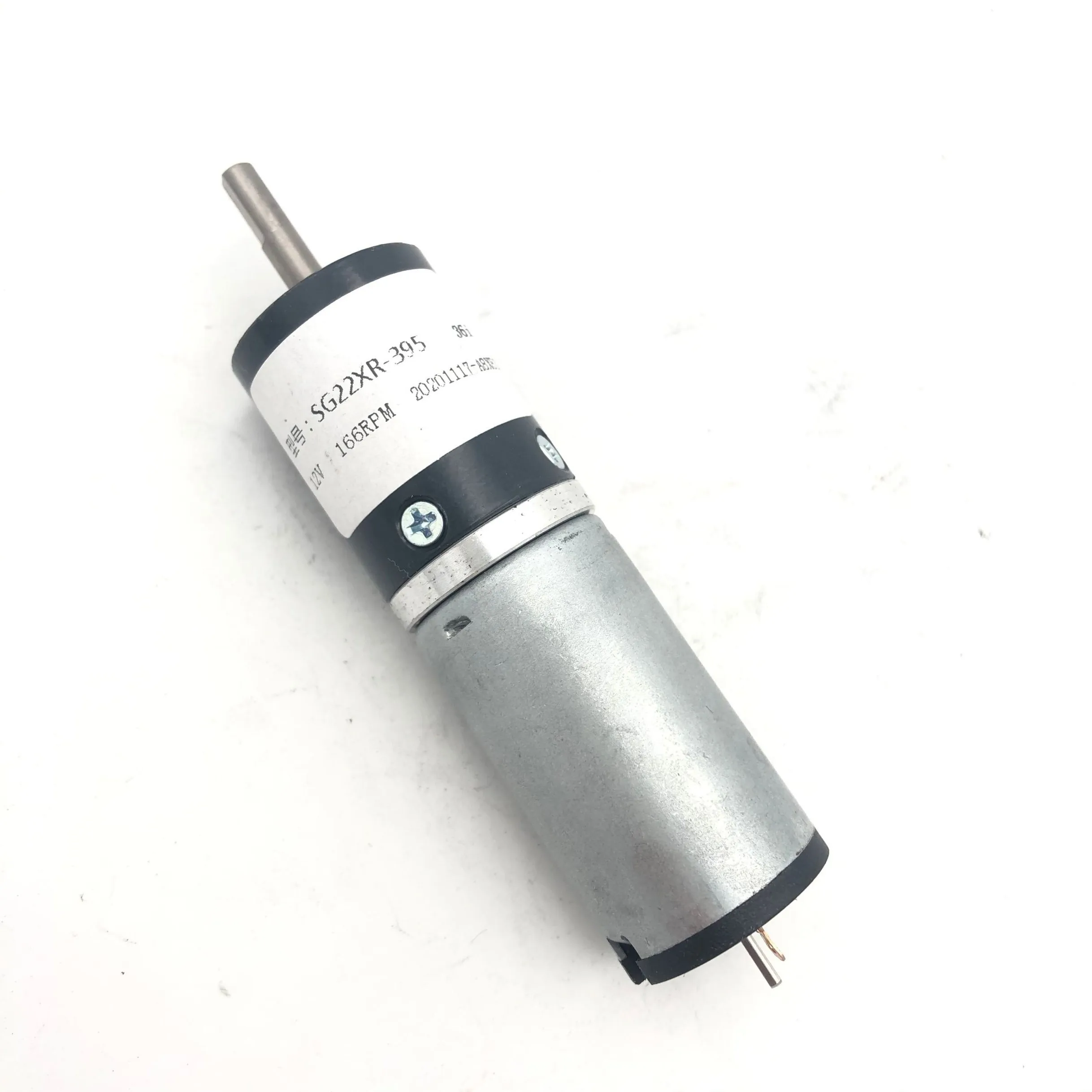 Permanent Magnet Brush Planetary Gear Motor 22mm DIA ZGX22RW DC 12V 10/166RPM 24V 4RPM-265RPM