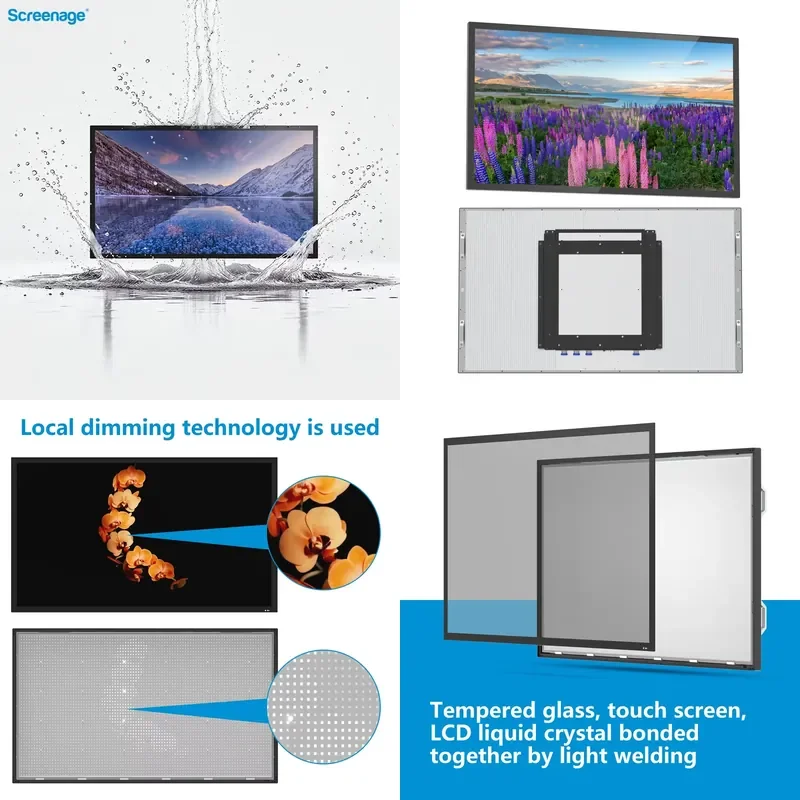 43 Inch Full HD IP66 Waterproof Outdoor LCD Digital Signage Display for Retail Store and Exhibition Hall