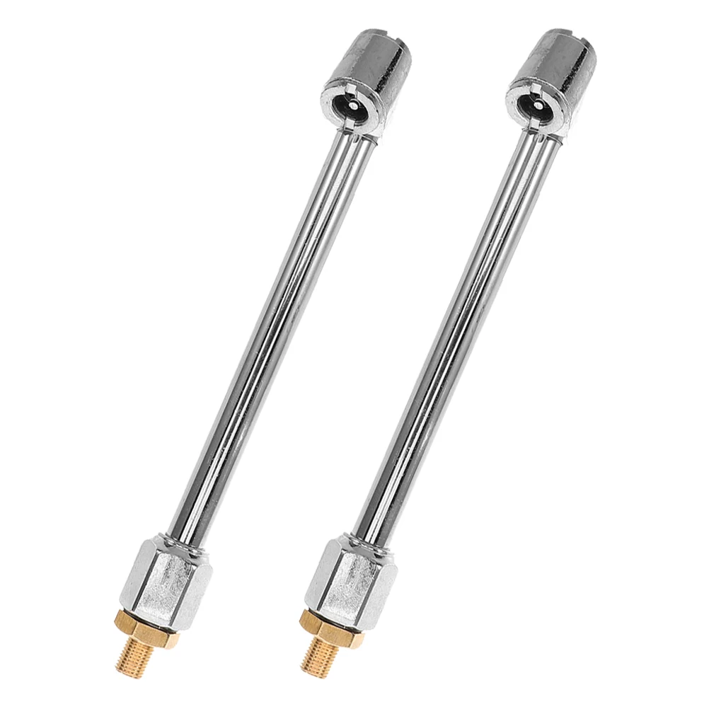 

2pcs Tire Inflation Nozzle Heavy Duty Air Chuck Quick Connect Adapter For Car Motorcycle Bicycle Inflate Deflate