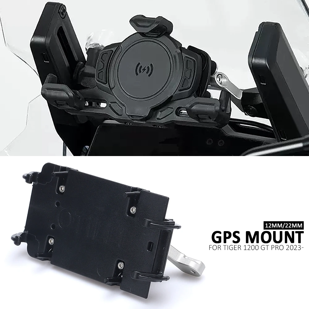 

Motorcycle Accessories Phone Holder Stand GPS Navigation Plate Bracket For TIGER1200 Tiger1200 TIGER Tiger 1200 GT Pro 2023-