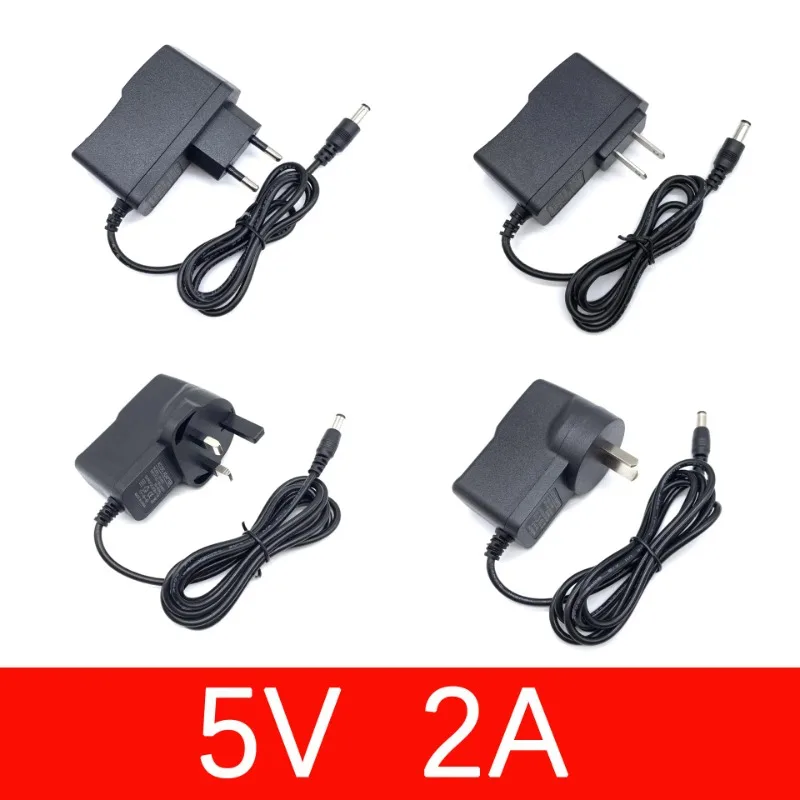 

AC/DC 5V 2A Set-Top Box Adapter Power Charger for Multimedia Player Smart Android T95Zplus H96max T95 TV Box