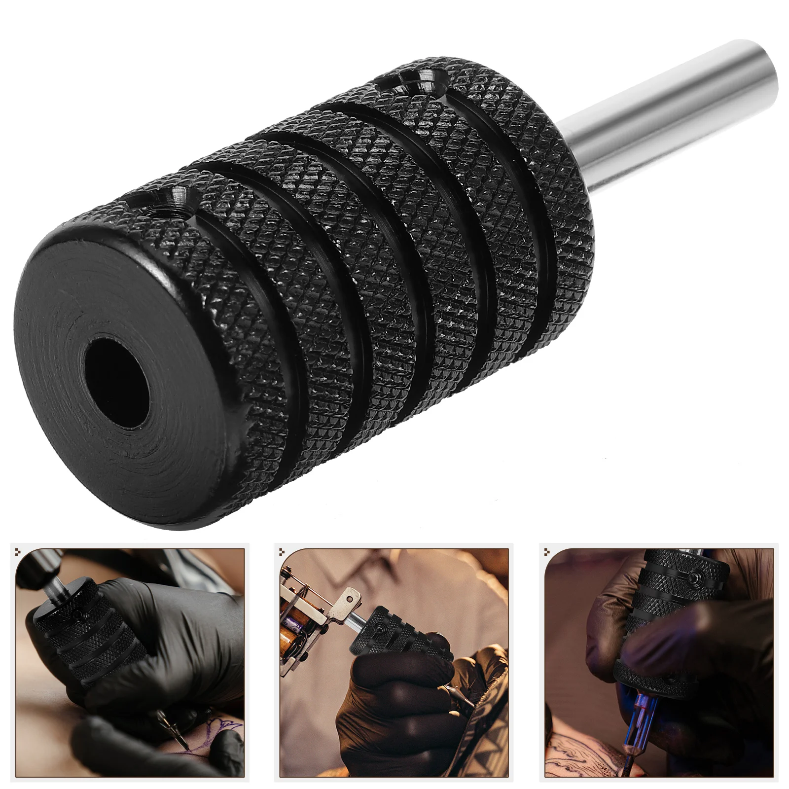 

30Mm Aluminum Alloy Tattoo Handle Ergonomic Design Anti-Slip Grip Tube Replacement for Tattoo Machine Accessories