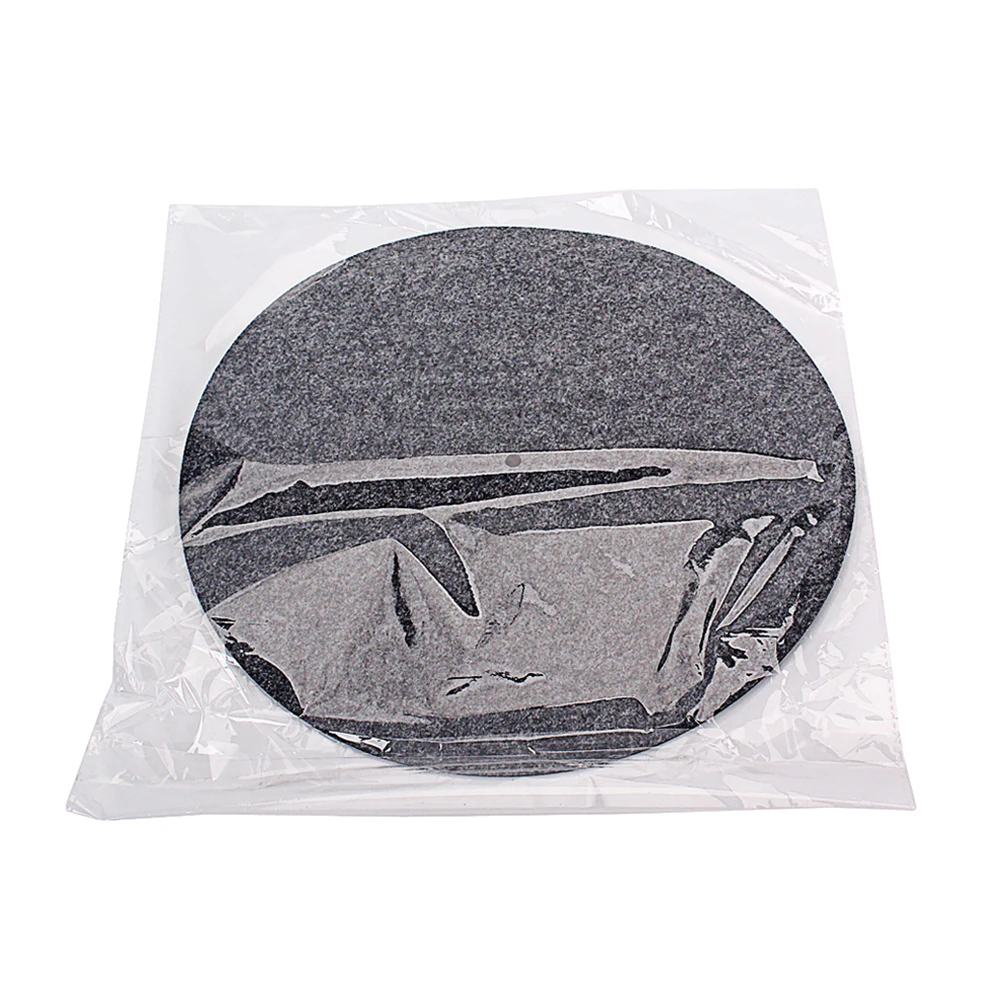 

Wool Pad for Turntable Platter Non Slip Vinyl Mats Anti Static Anti Shake Premium Material Extended Frequencies Accurate Sound