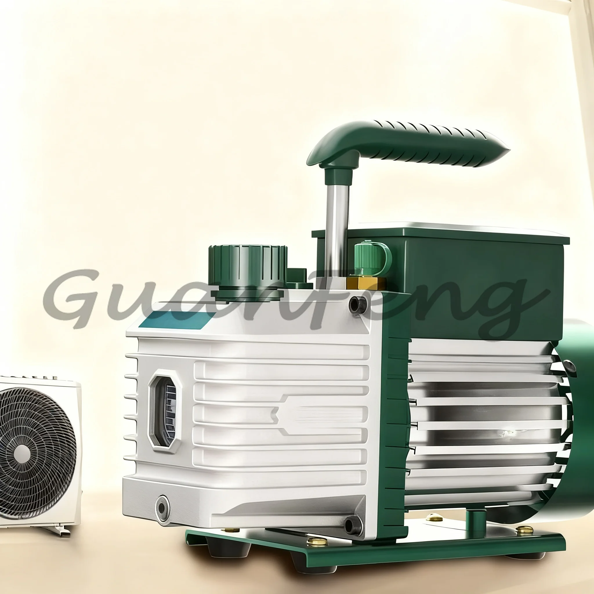 Automotive AC Refrigeration Maintenance Vacuum Pump, Portable Small Negative Pressure Rotary Vane Pump