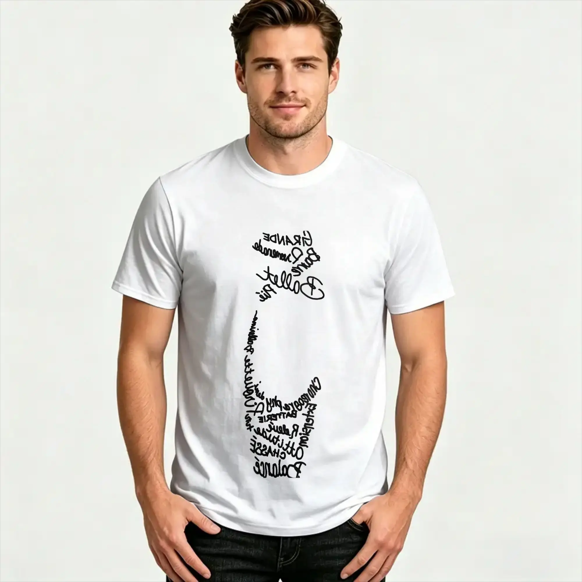 Men Ballet Pointe Shoe Terms Words T Shirts  100 Cotton Top Tees Summer Funny Short Sleeve T Shirt O Neck Hippie Print Tee Shirt