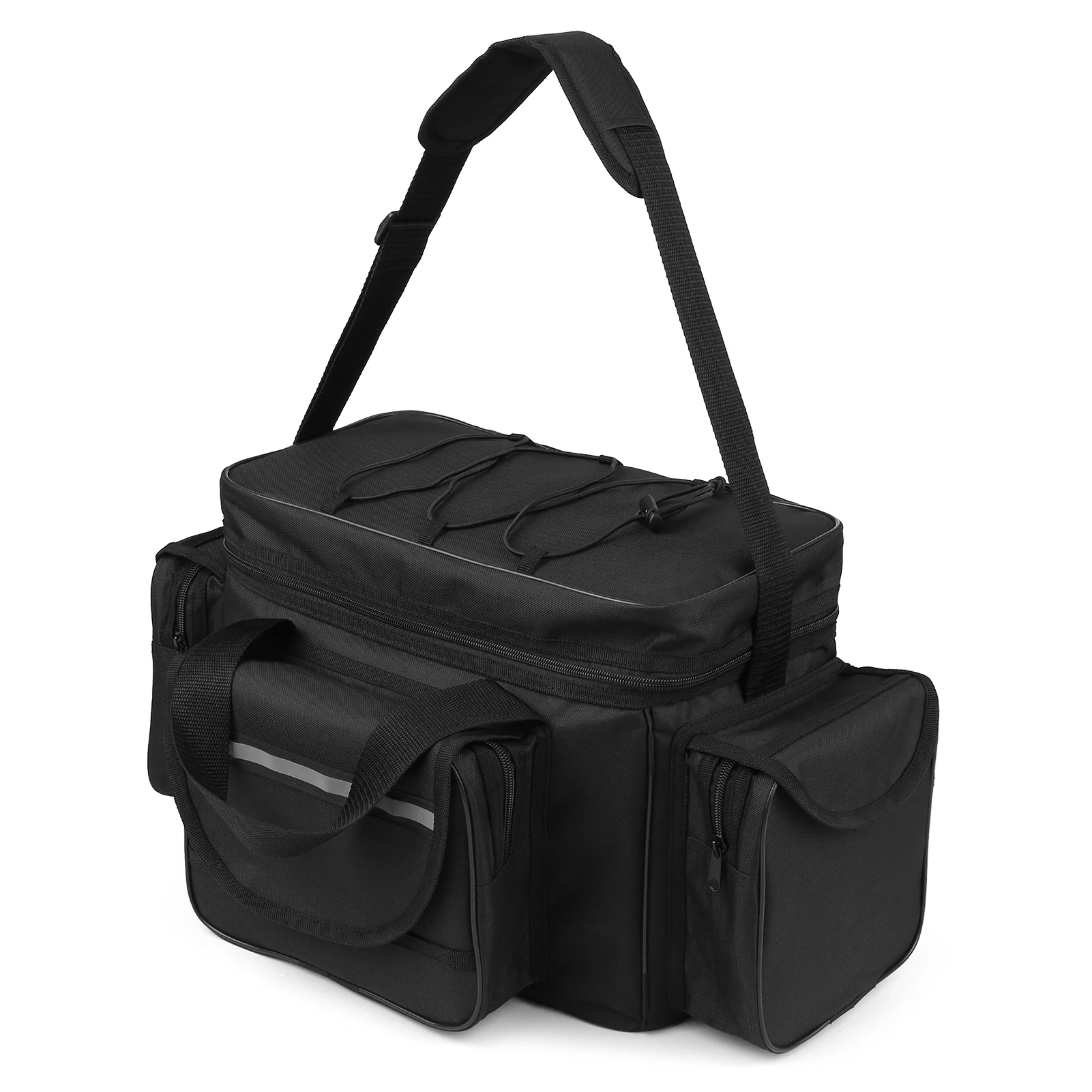 50*30*25 سنتيمتر مقاوم للماء حقيبة الصيد أكسفورد النسيج سعة كبيرة متعددة الأغراض الصيد معالجة حقيبة طبقتين في الهواء الطلق حقائب الكتف